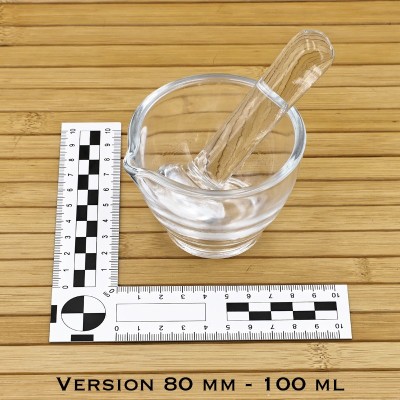 Mortier en Verre - 80 mm