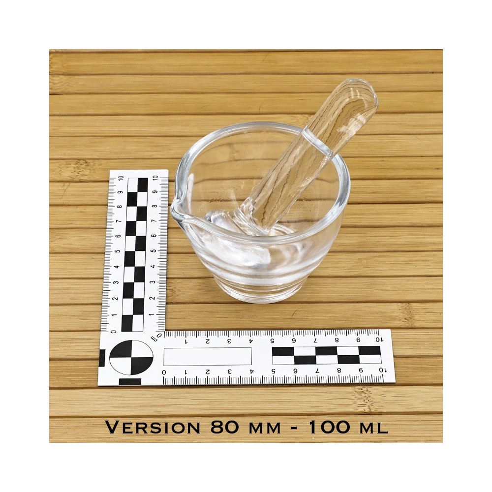 Mortier en Verre - 80 mm