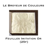 Feuilles Imitation Or (Libre) - Carnet de 25 feuilles