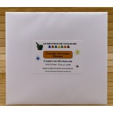 Feuilles de Cuivre Naturel Rouge (Libre) - Carnet de 25 grandes feuilles