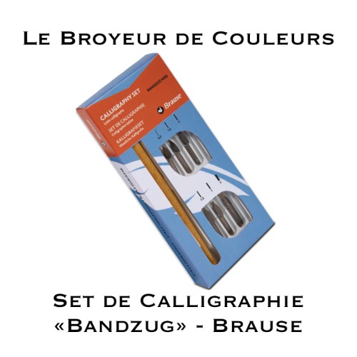 Set Calligraphie 6 plumes BANDZUG + 1 Porte-plume - Brause