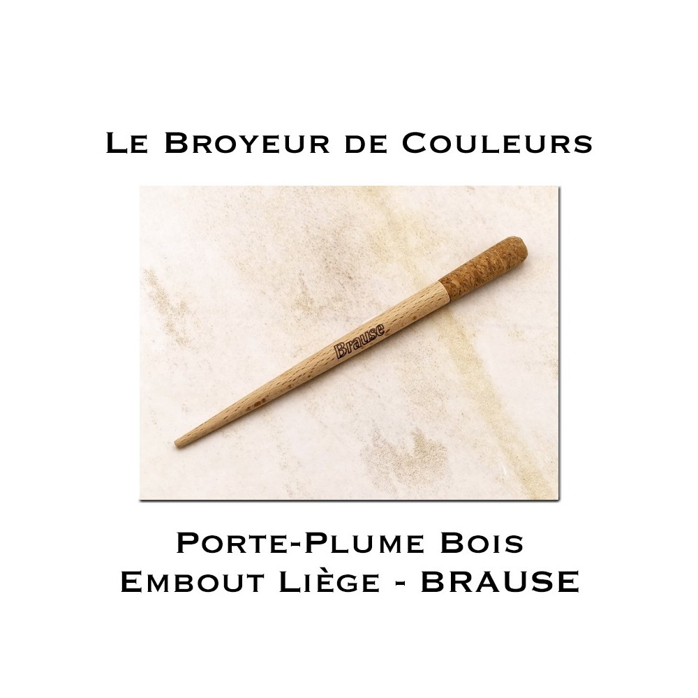 Porte-Plume bois avec Embout en Liège - Brause
