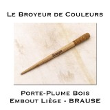 Porte-Plume bois avec Embout en Liège - Brause