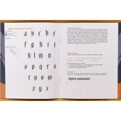 Cahier d'apprentissage Calligraphie - Brause