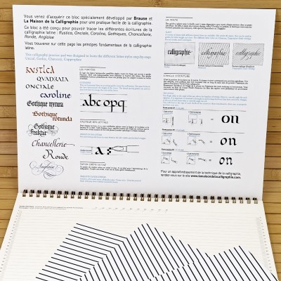 Bloc de Calligraphie Apprentissage A4 - Brause