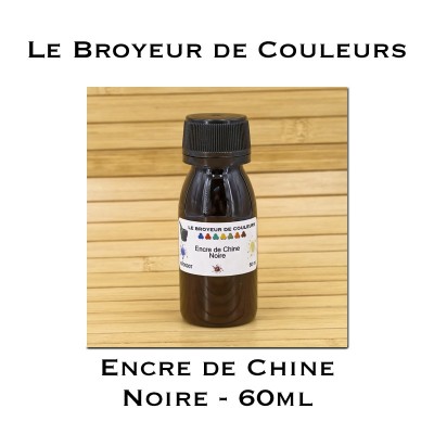 Encre de Chine Noire - Calligraphie - 60 ml