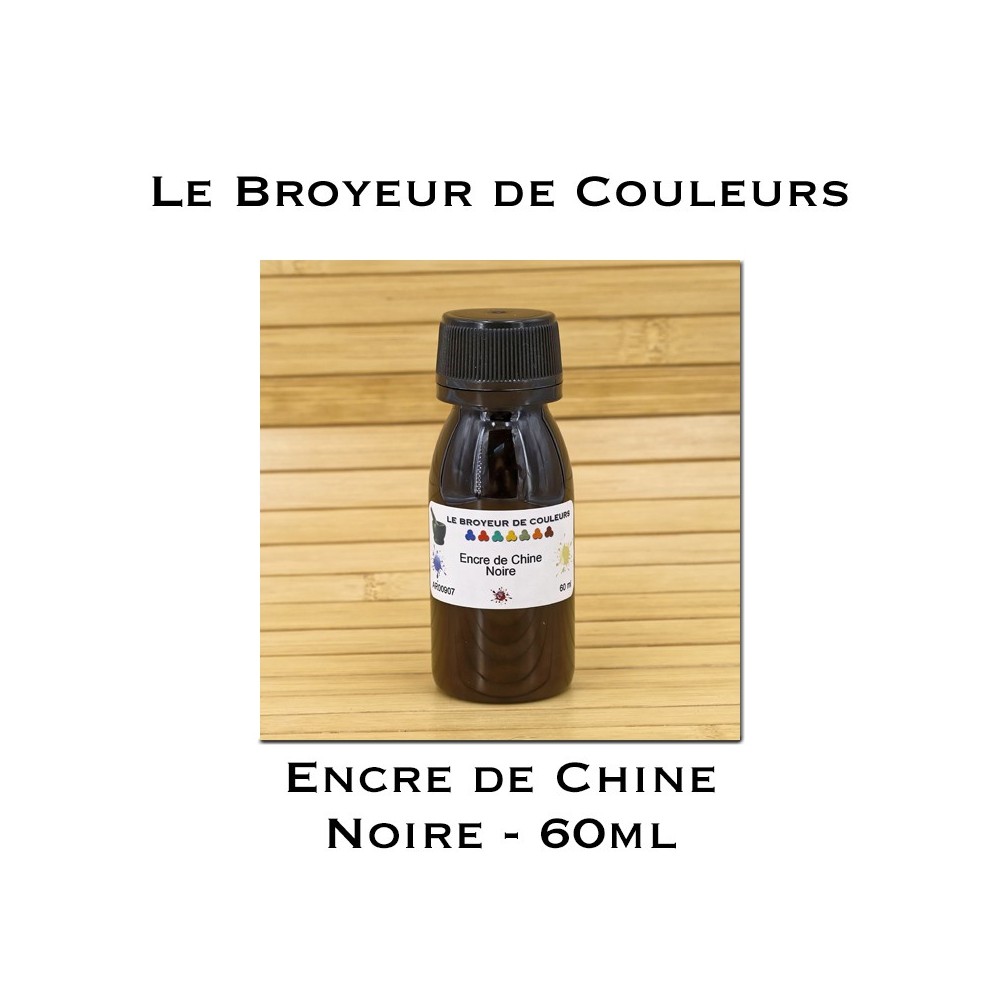 Encre de Chine Noire - Calligraphie - 60 ml