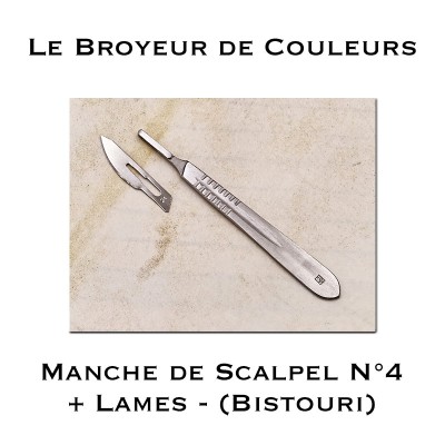 Scalpel - Manche N°4 + 5 Lames N°24