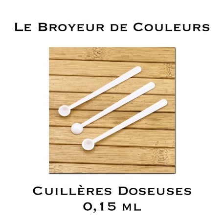 Cuillères doseuses, blanches, Biotechnologie