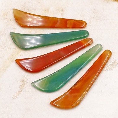 Brunissoirs en agate - Vert ou Rouge