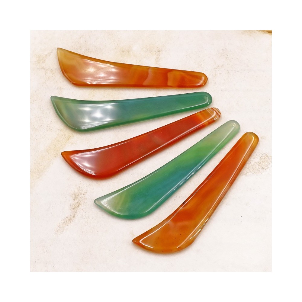 Brunissoirs en agate - Vert ou Rouge