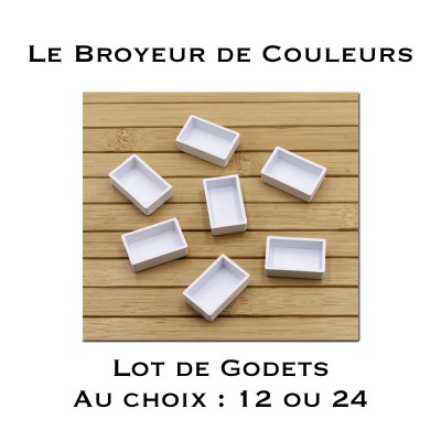 Lot de Godets Vides GF - 12 ou 24