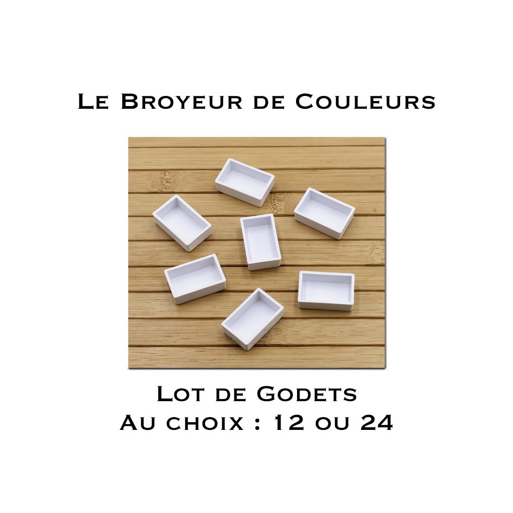 Lot de Godets Vides GF - 12 ou 24