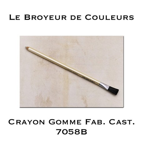 2 CRAYONS GOMME FABER CASTELL