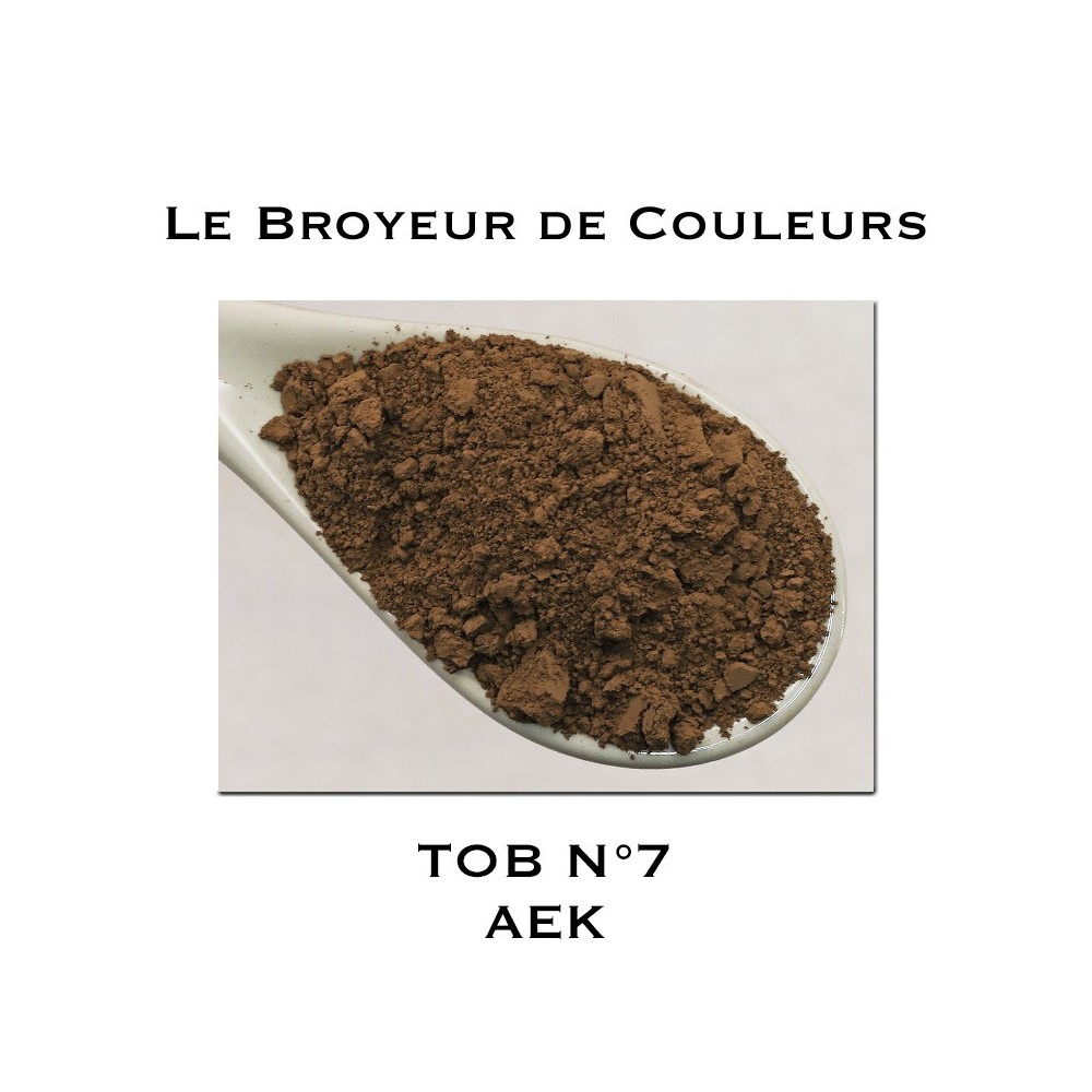 Pigment Terre d'Ombre Brûlée N°7 - AEK