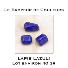 Minéral Lapis-Lazuli HQ - Lot de 3