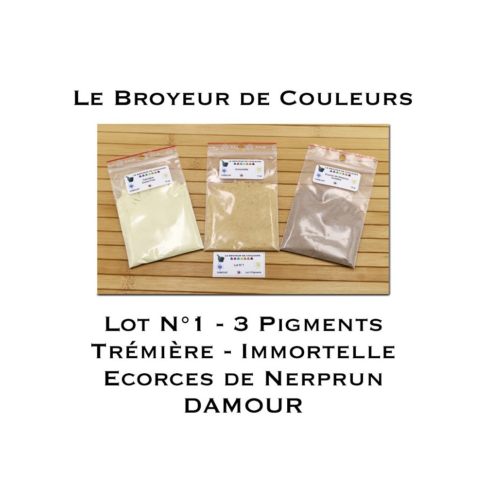 Pigments DAMOUR - Lot de 3 Pigments