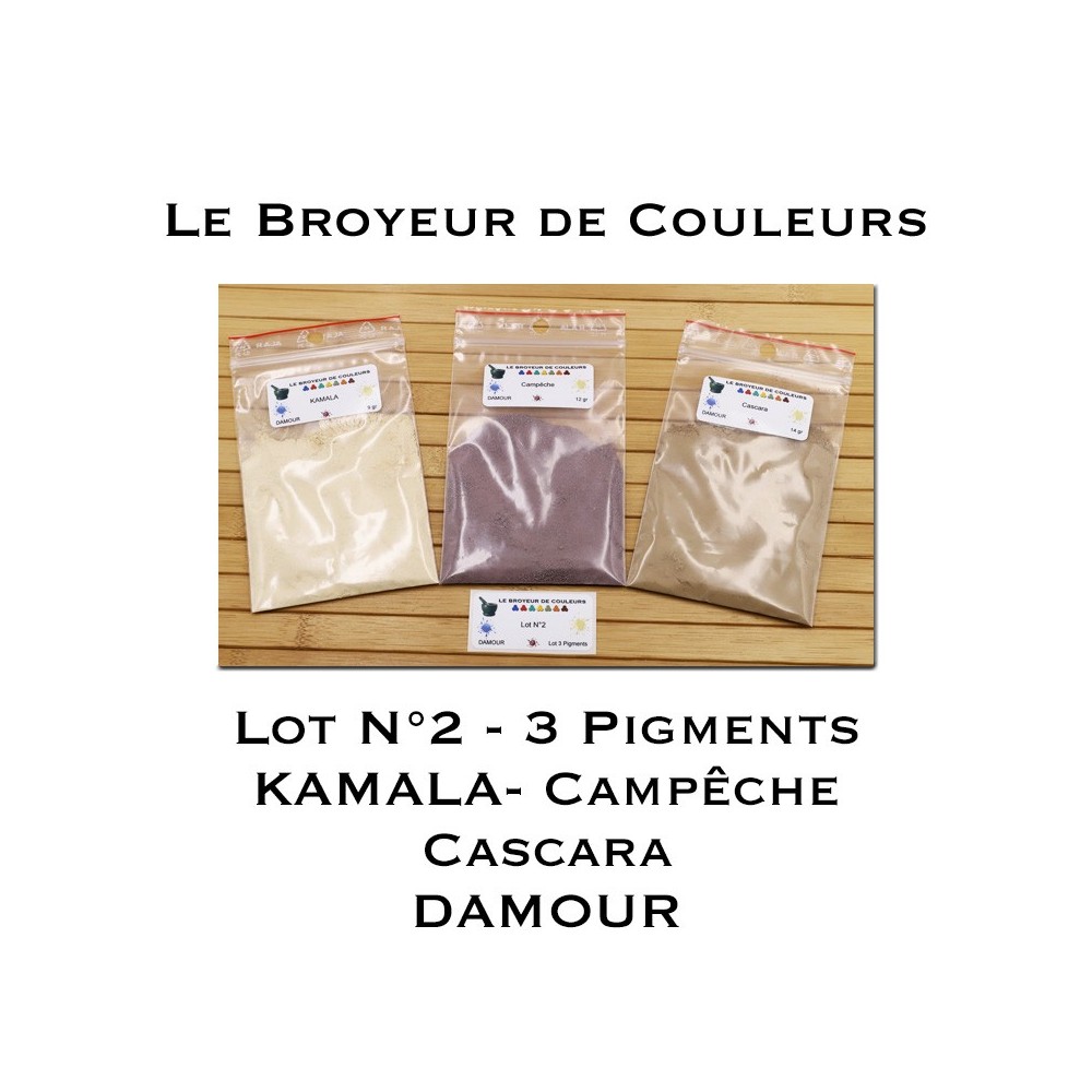 Pigments DAMOUR - Lot N° 2 de 3 Pigments