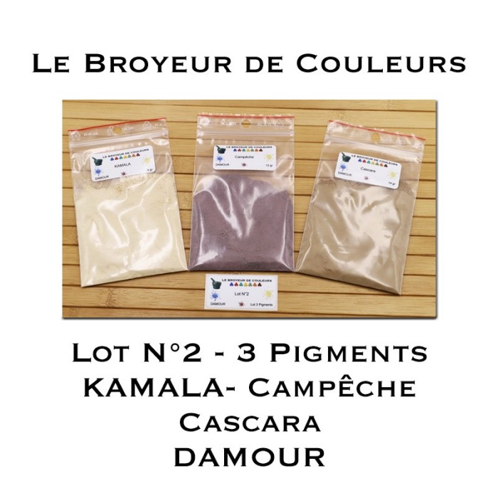 Pigments DAMOUR - Lot N° 2 de 3 Pigments