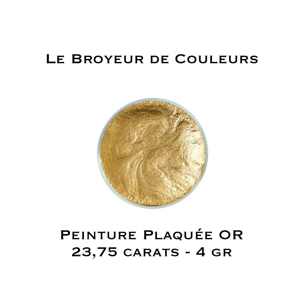 Peinture Plaquée Or - 4 gr - 23,75 carats