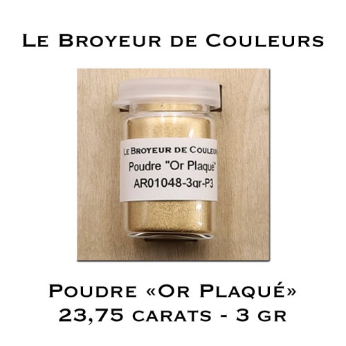Poudre Or Plaqué - 23,75 carats - 3gr