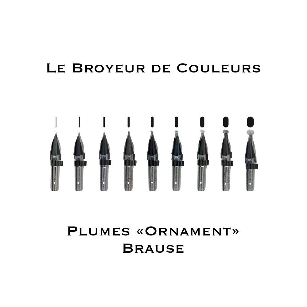 Plumes à Bout Rond "ORNAMENT" - Brause