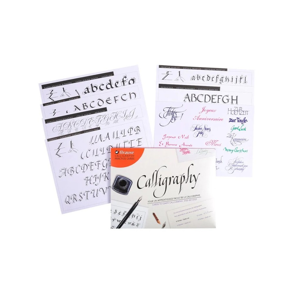 Feuilles "Apprentissage Calligraphie" 32X25 cm - Brause