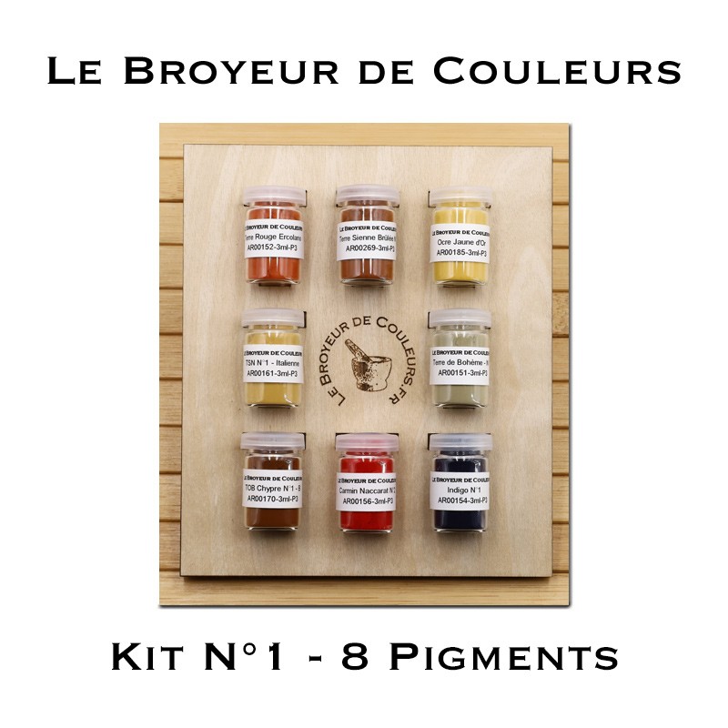 Kit N°1 - 8 Pigments