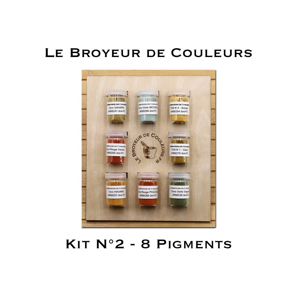 Kit N°2 - 8 Pigments