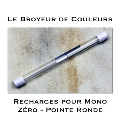 Lot Crayon Gomme Mono Zéro Pointe ronde + Recharges