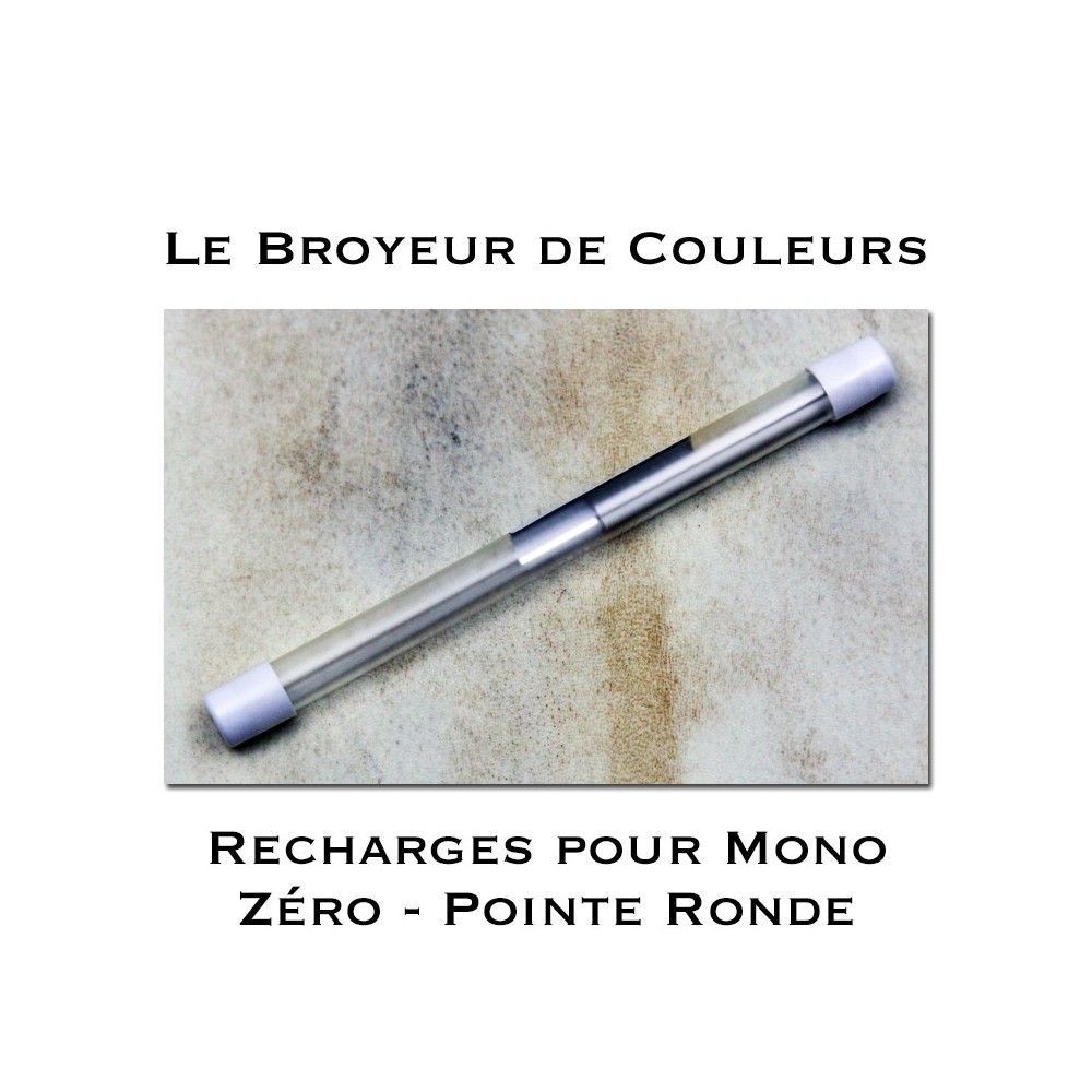 Lot Crayon Gomme Mono Zéro Pointe ronde + Recharges