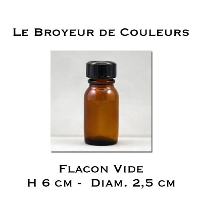 Flacon Vide en verre avec bouchon - 15 ml