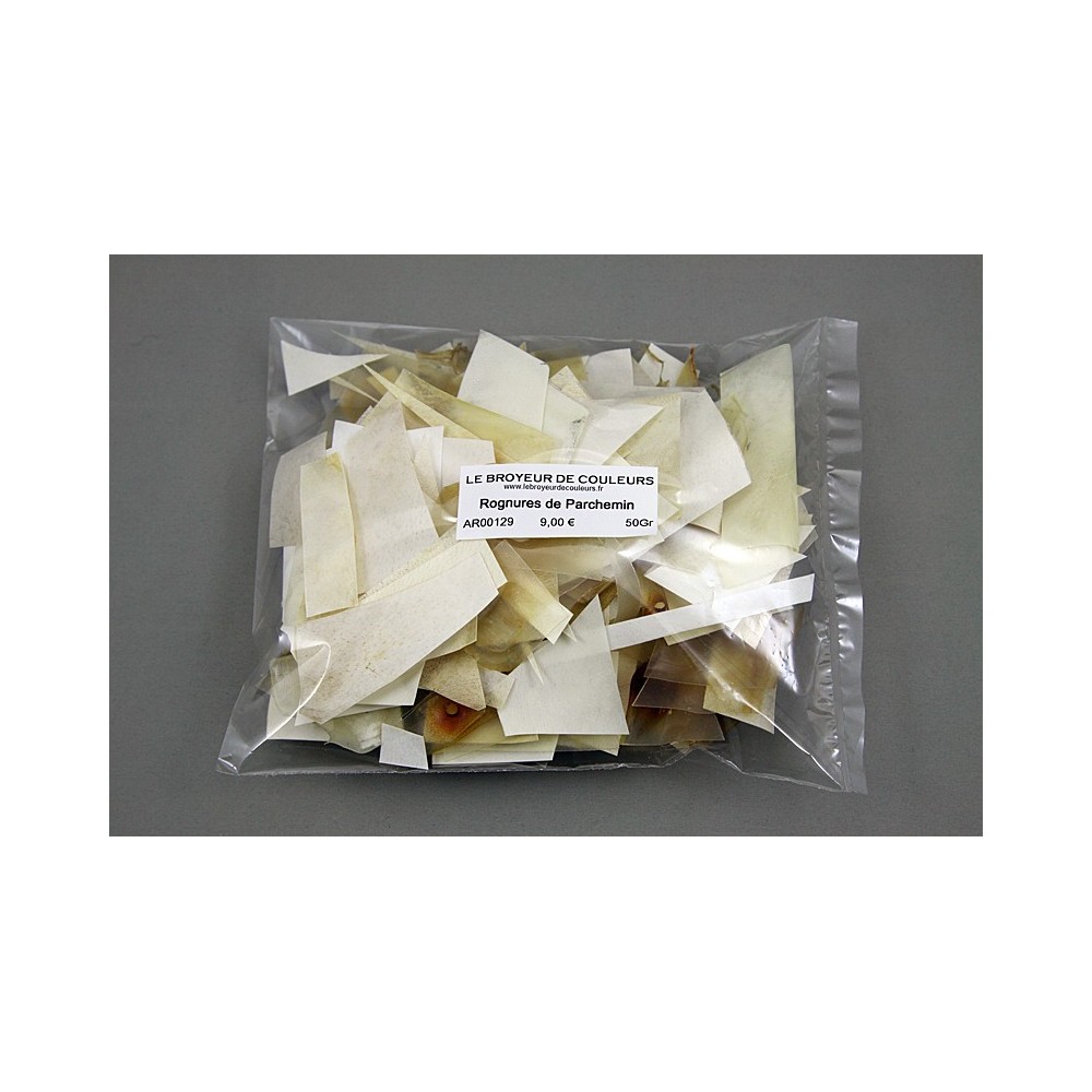 Rognures de Parchemin - 50 gr