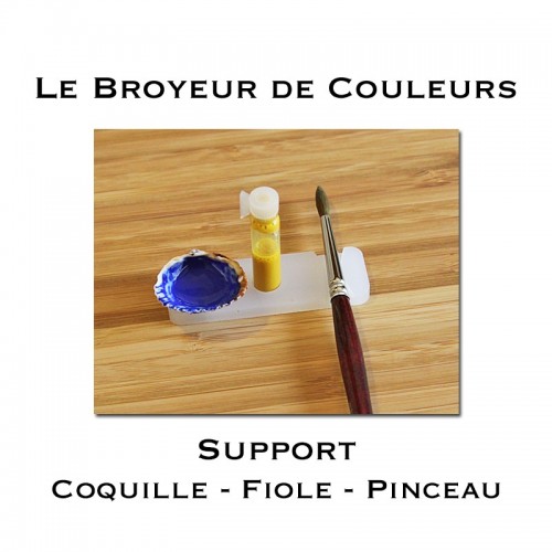 Support Coquille Fiole Pinceau
