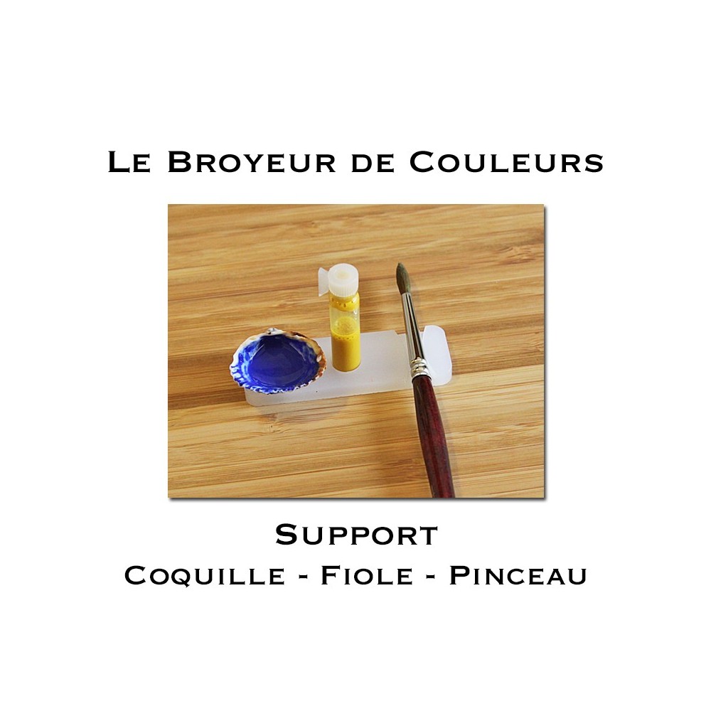 Support Coquille Fiole et Pinceau