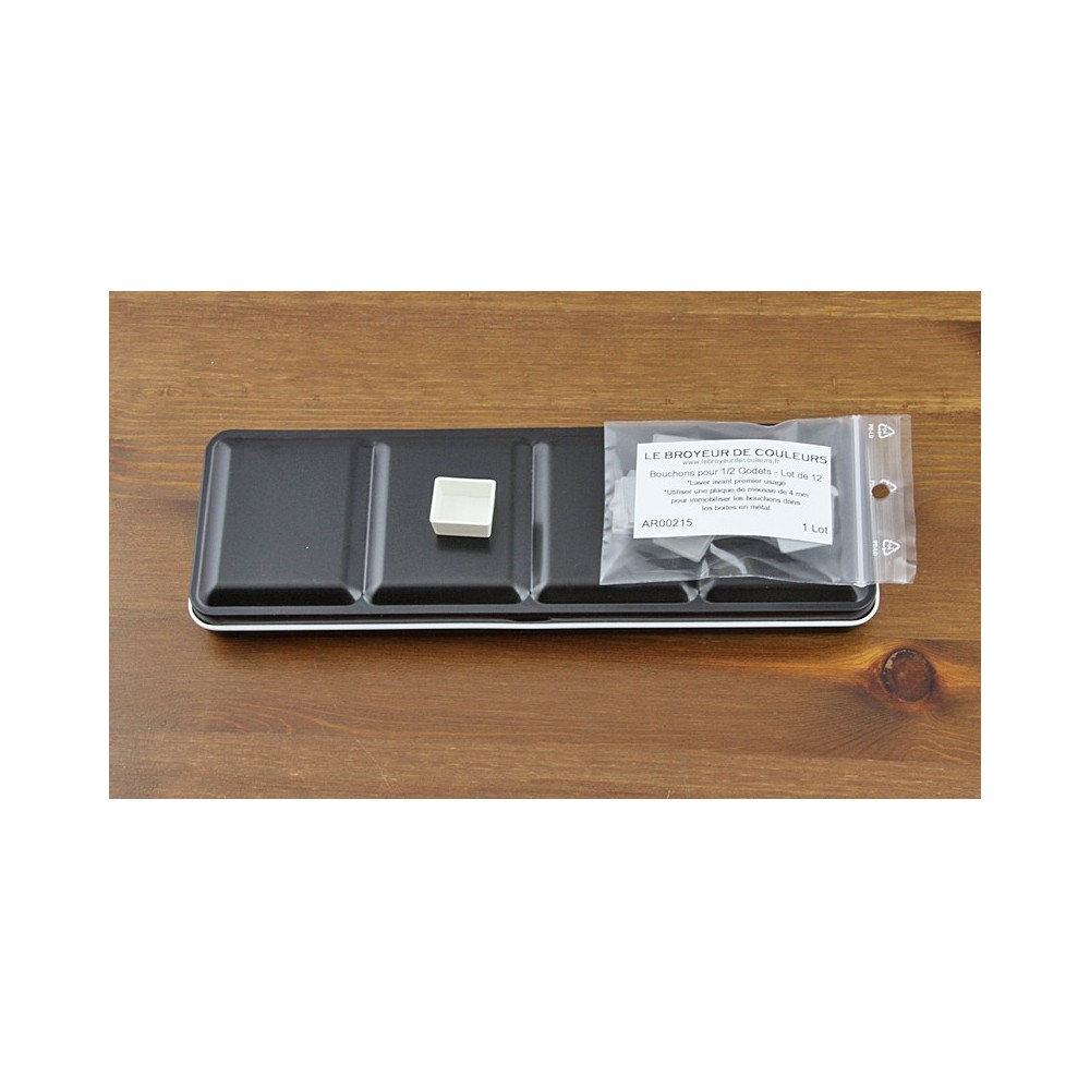 Boite Métal 24 Demi-Godets HQ + Accessoires