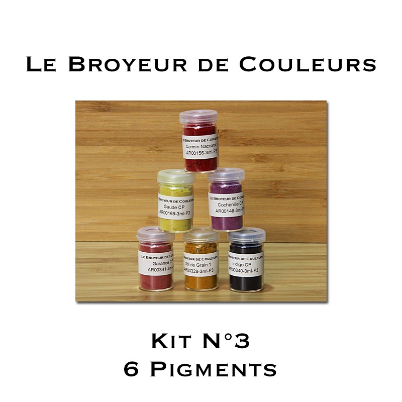 Kit N°3 - 6 Pigments