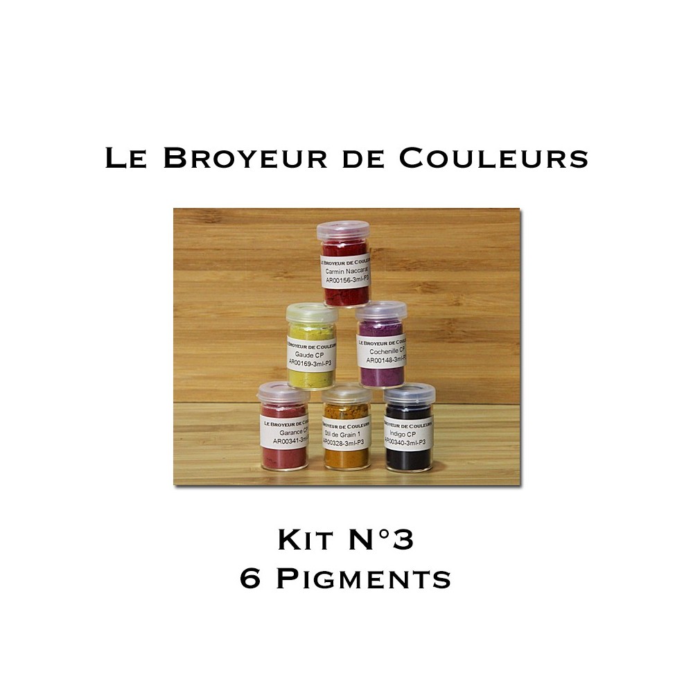Kit N° 3 - 6 Pigments