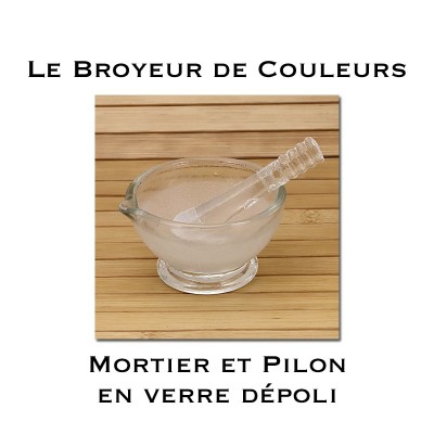 Mortier en Verre dépoli - 70 mm