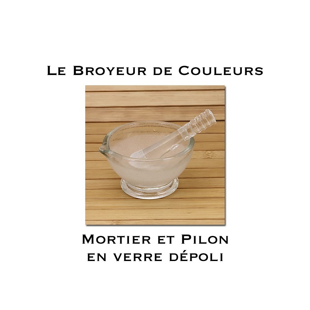 Mortier en Verre dépoli - 70 mm