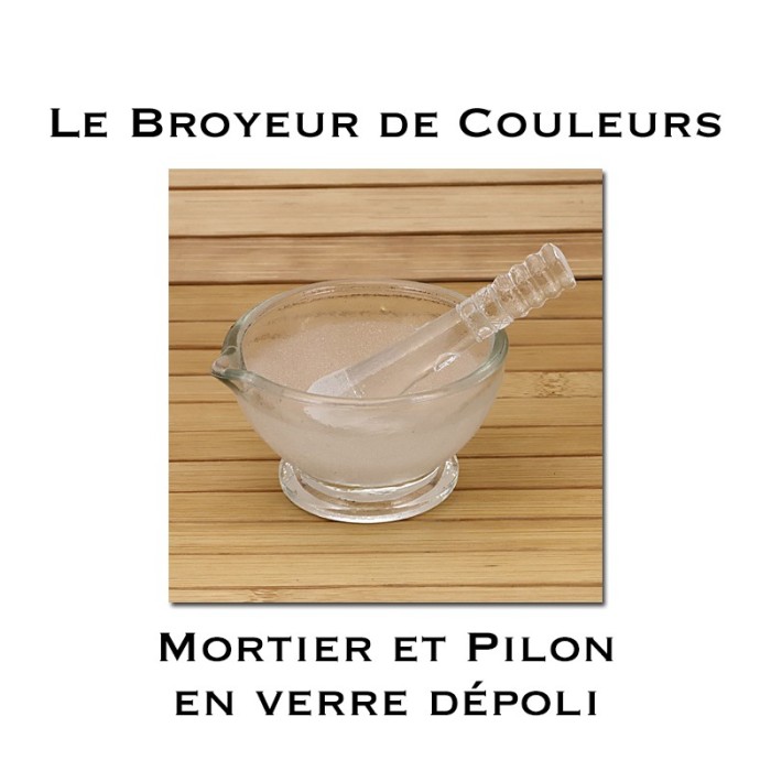 Mortier en Verre dépoli - 70 mm