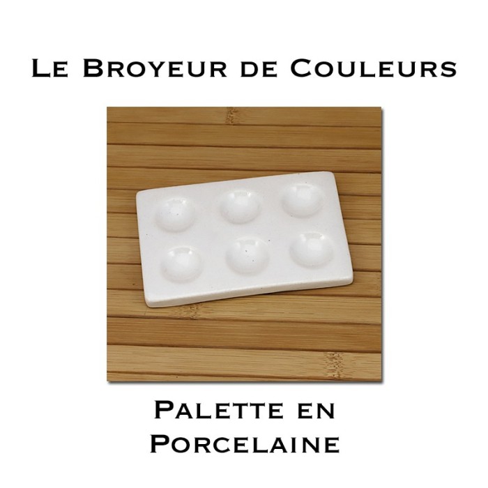 Palette en Porcelaine - 6 Cavités