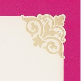 Lot de 4 Cartes à décorer - Gravées