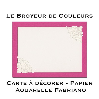 Lot de 6 Cartes à décorer - Micro-Perforées