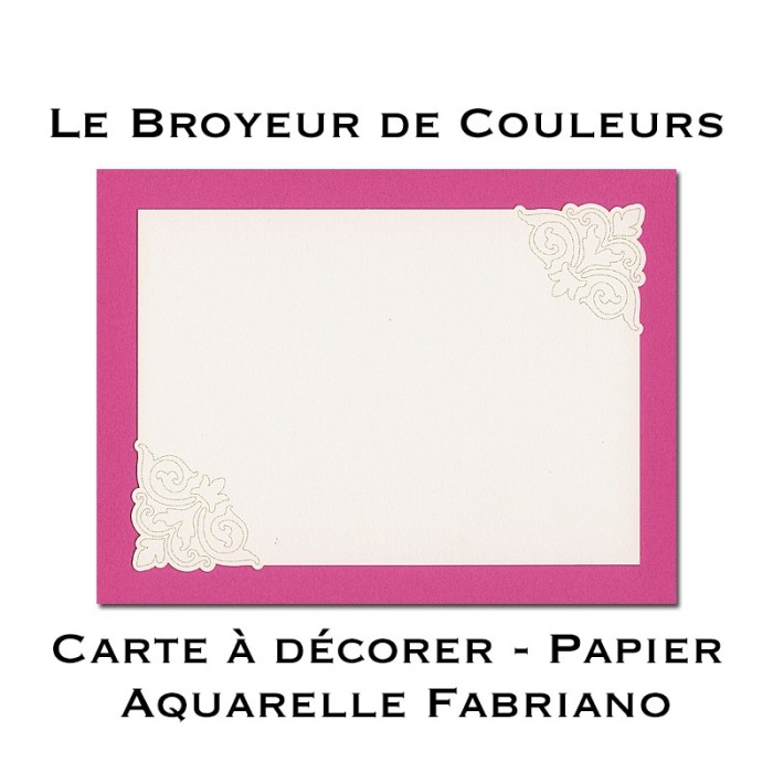 Lot de 6 Cartes à décorer - Micro-Perforées