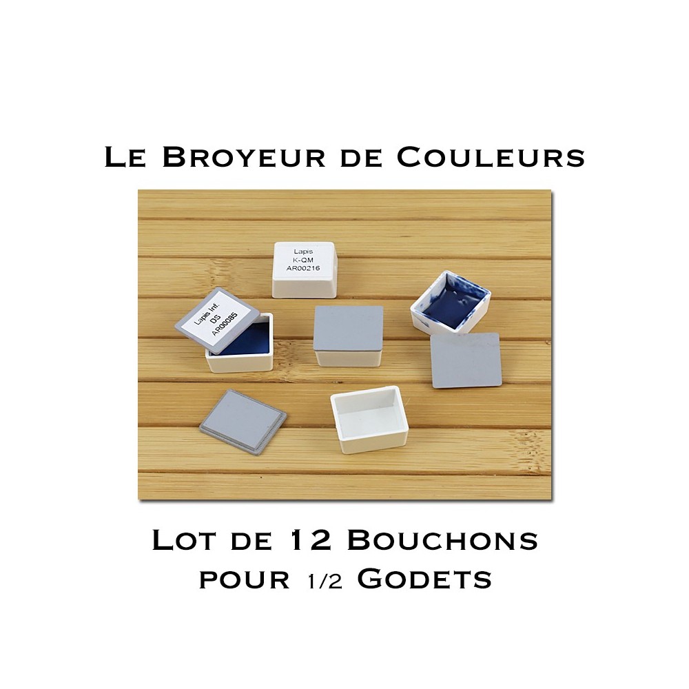 Lot de 12 Bouchons pour 1/2 Godets