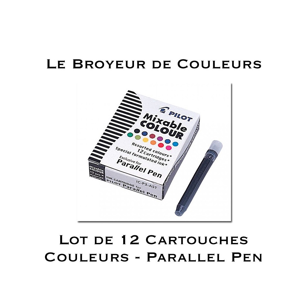 Cartouches d'encre 12 couleurs pour Parallel Pen