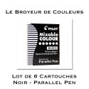 Cartouches d\'encre Noire pour Parallel Pen