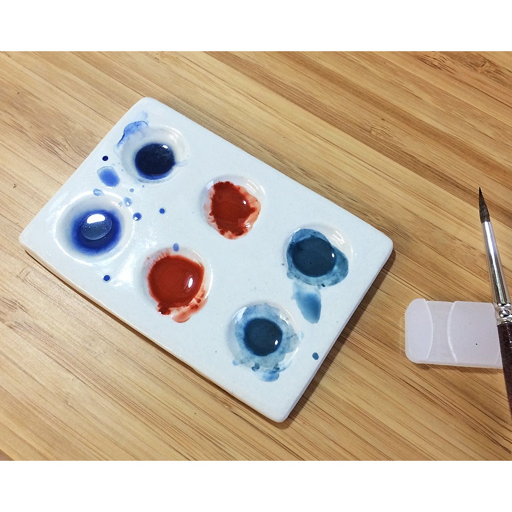 Palette en Porcelaine - 6 Cavités
