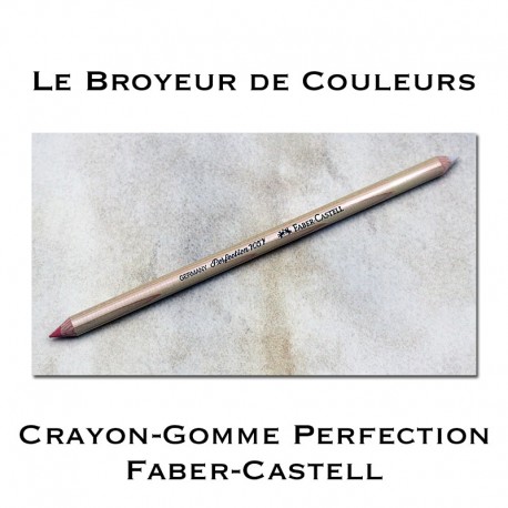 Crayon-gomme blanche perfection dure avec brosse Faber-Castell chez Rougier  & Plé